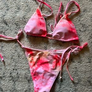 SHEIN tie dye bikini